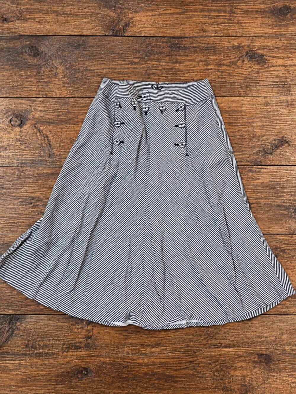 J.Crew striped linen skirt** in a women’s **size 4
